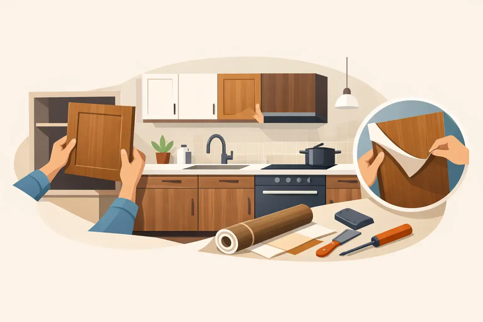 Affordable Kitchen Cabinet Refacing That Works
