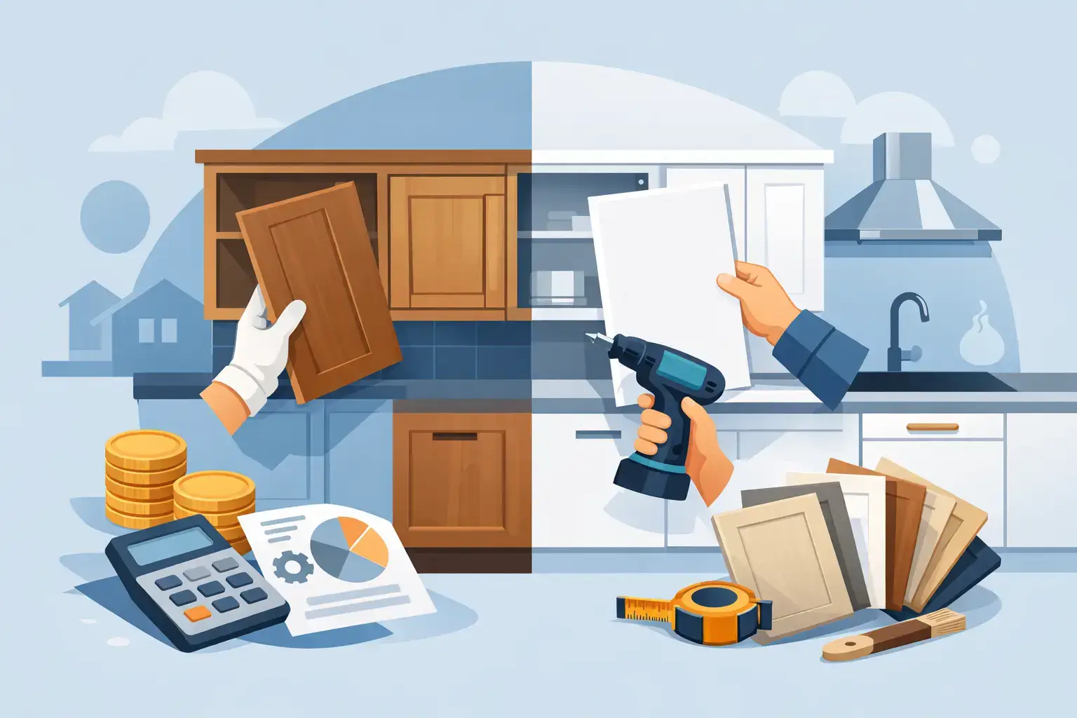 How Much Kitchen Cabinet Refacing Cost?