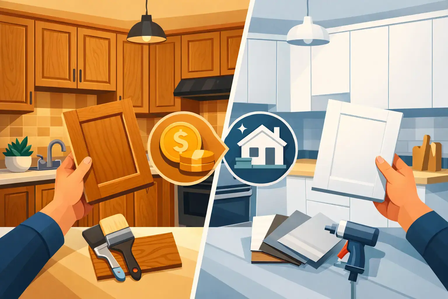 Is Cabinet Refacing for Oak Kitchens Worth It?