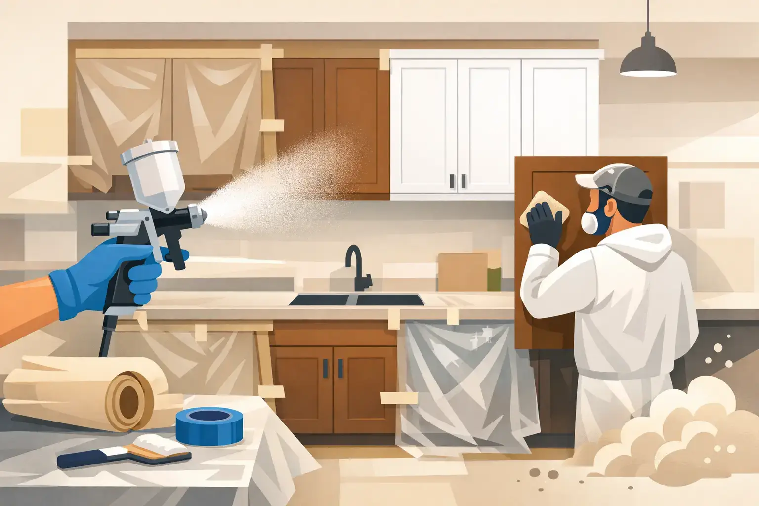 Is Cabinet Refinishing Messy? What to Expect