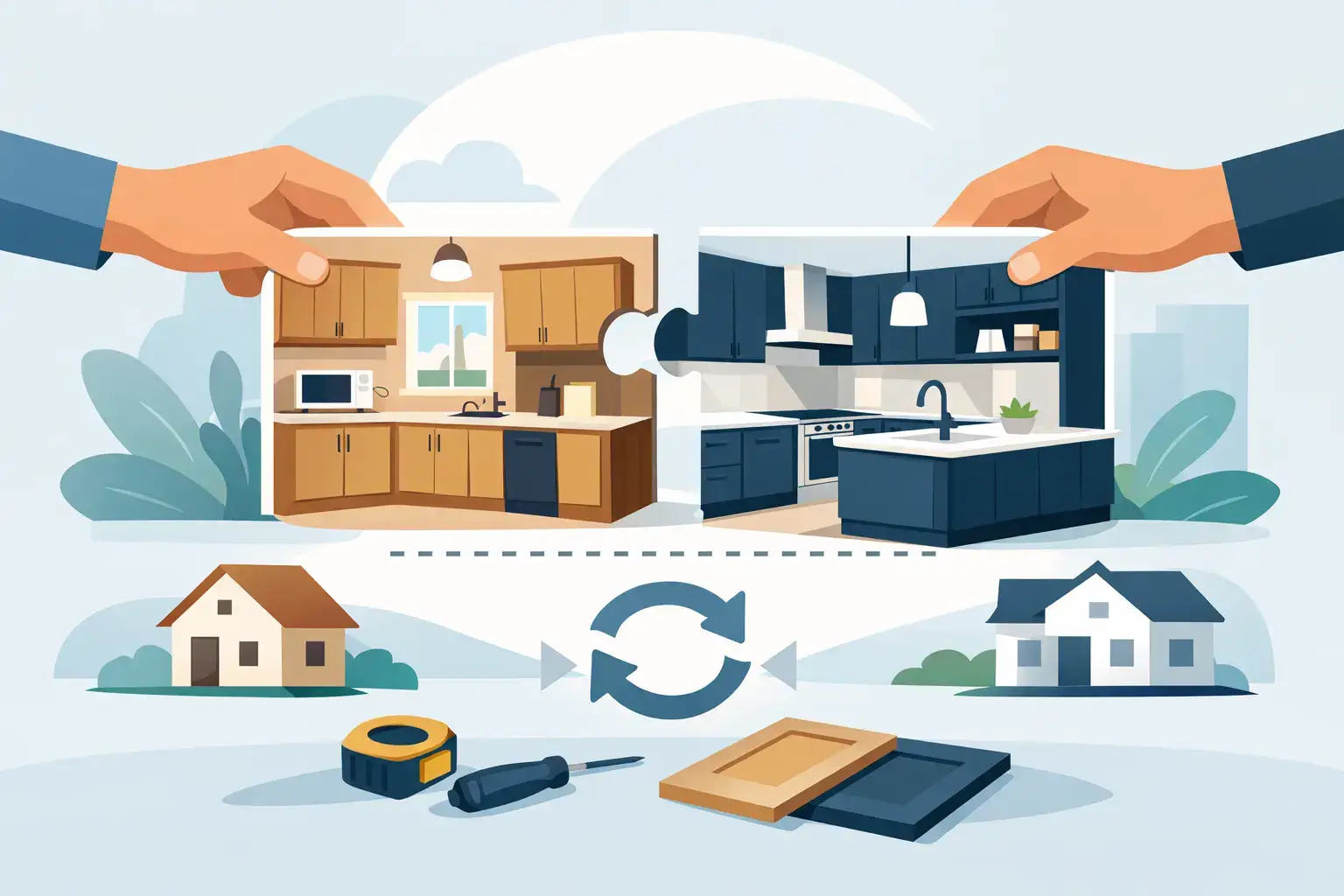 Can Cabinets Retain Existing Layouts? Yes, Often