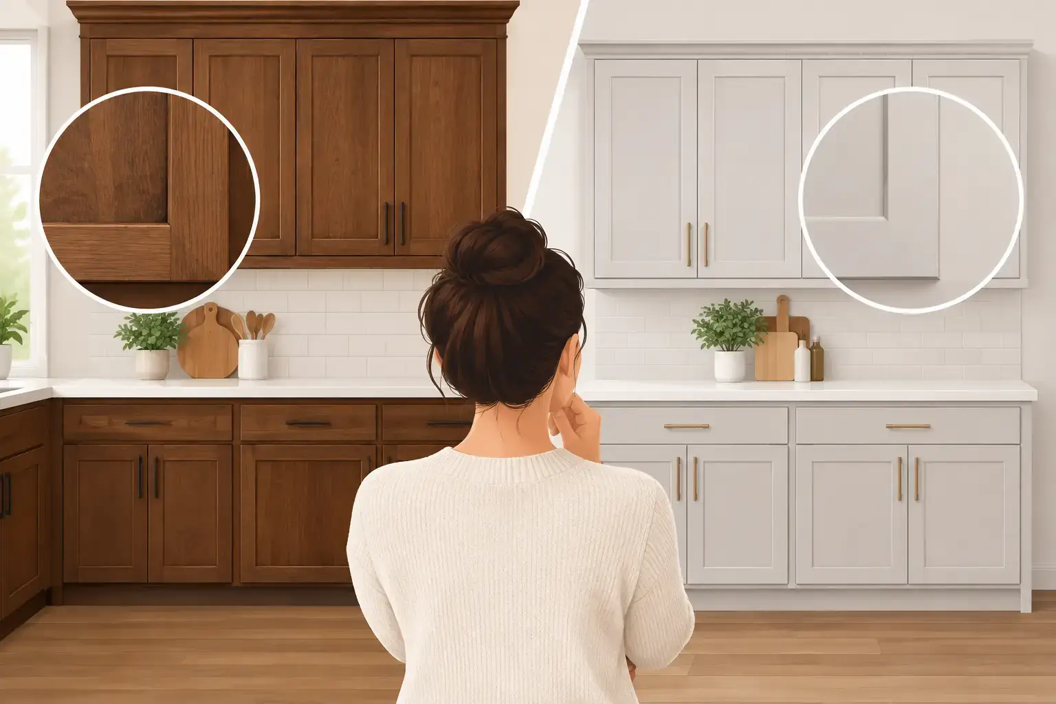 Should I Stain My Cabinets or Reface Them?